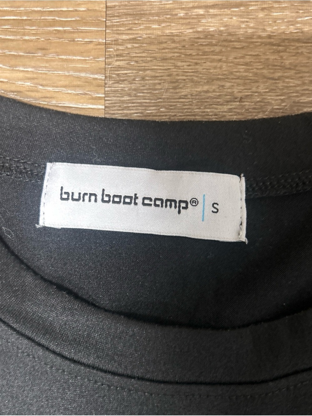 Burn Boot Camp Women’s Small Black Muscle Tank Top With Blue And Yellow Logo - Picture 3 of 6